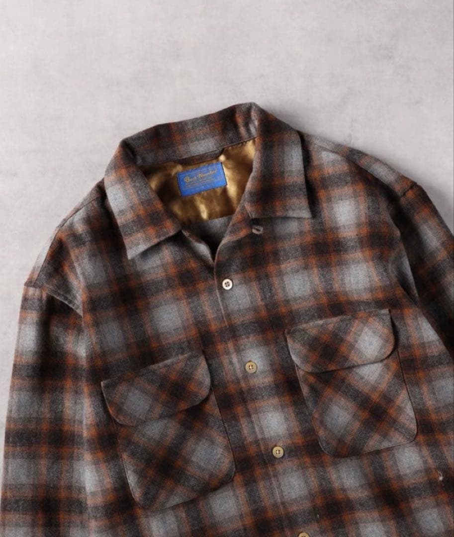 FJ ボードシャツ　ウール　Mサイズ　ペンドルトン　オンブレ