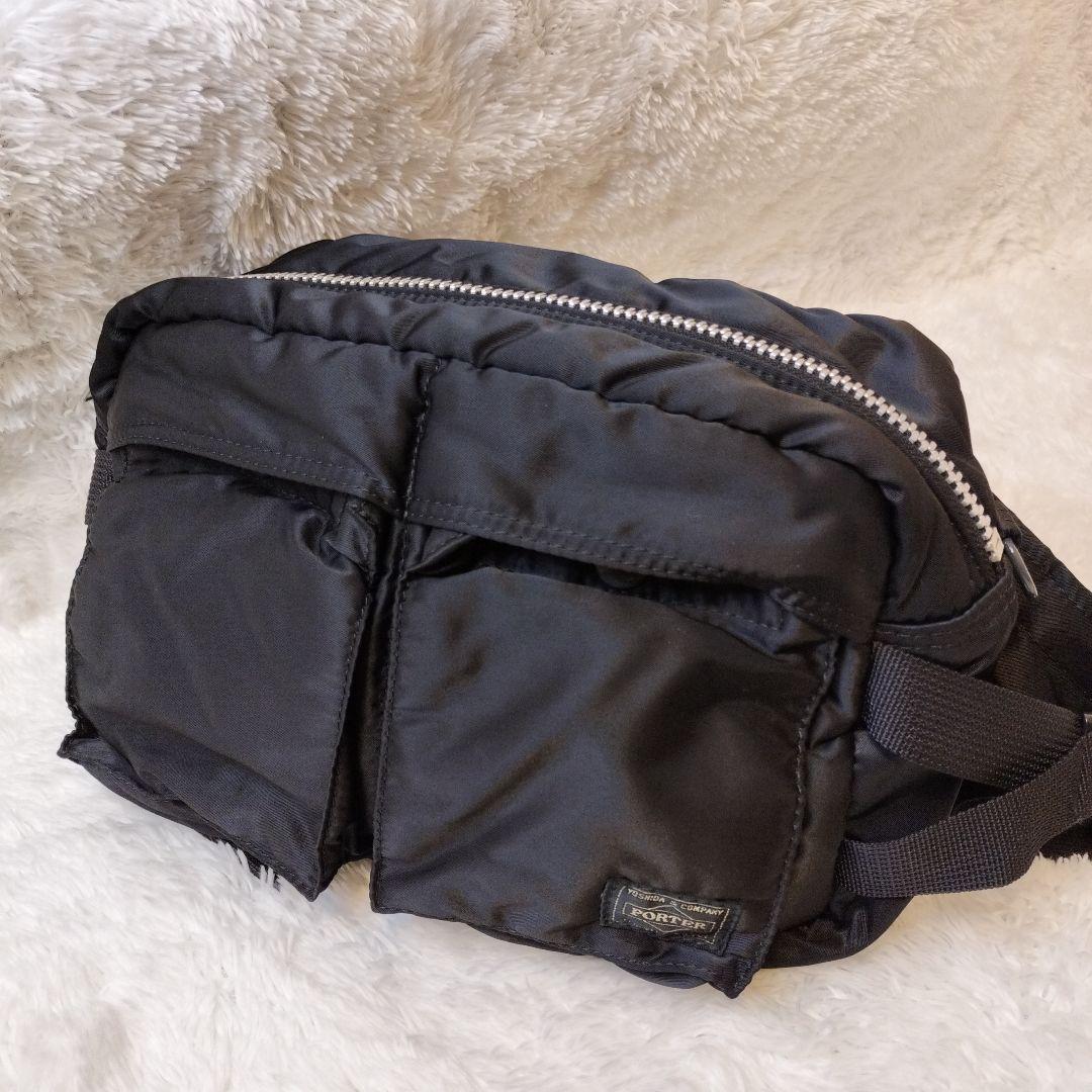 PORTER　ポーター　タンカー　ボディバッグ　ウエストバッグ　ブラック
