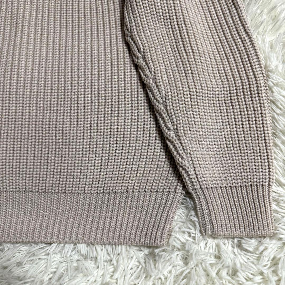 バトナー シグネチャー タートルネック ニット アイボリー Mサイズ ウール