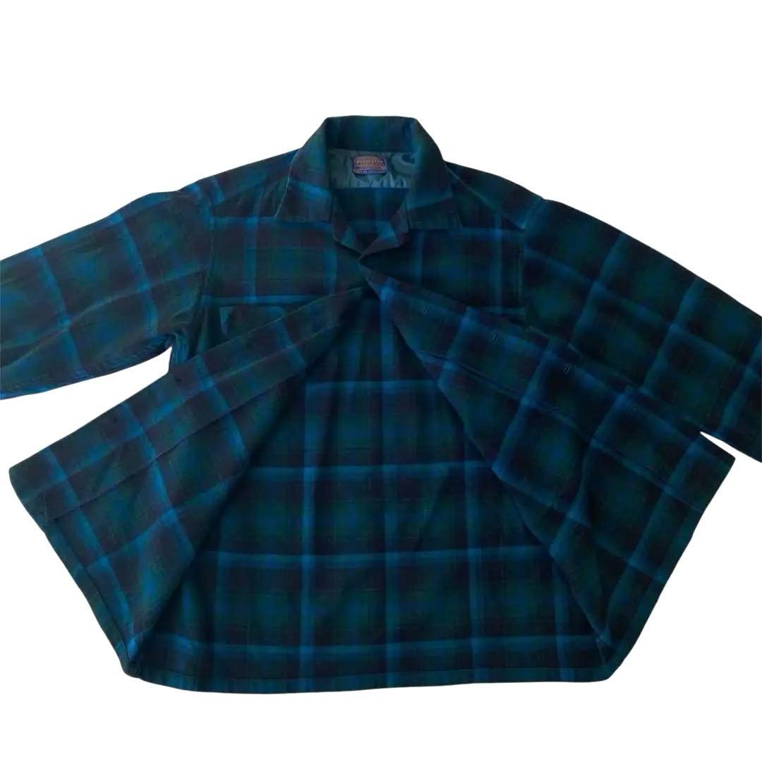 PENDLETON 60s オンブレシャツ　シャドウチェック　M