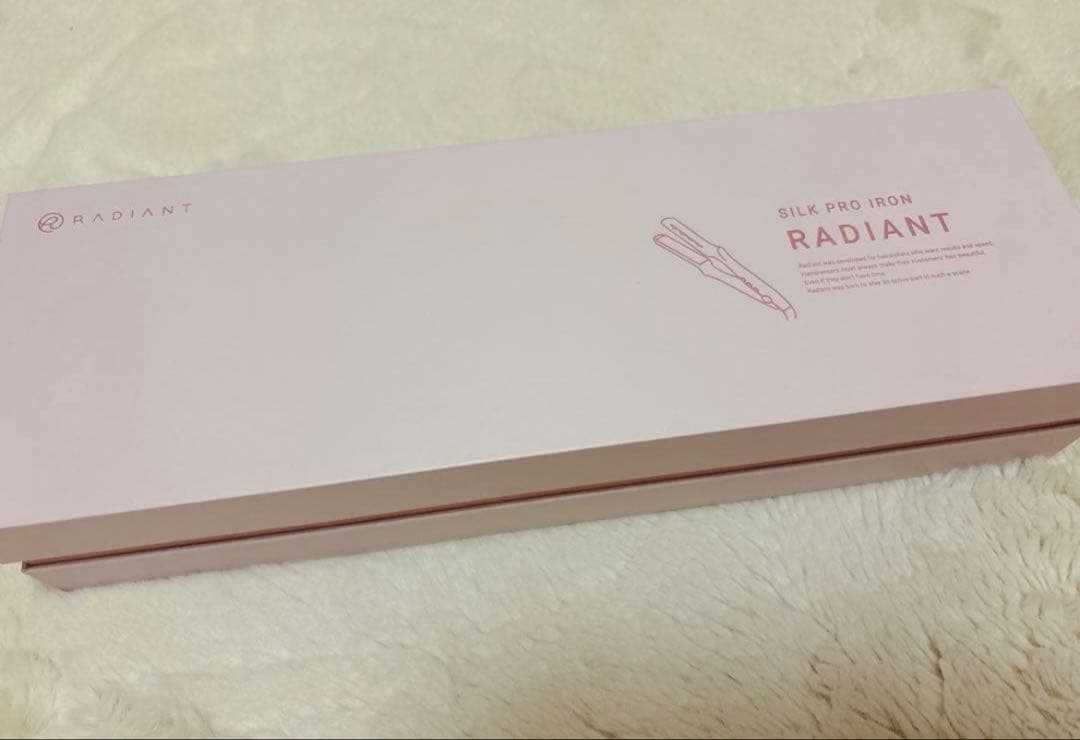 【お値下げ】RADIANT ラディアント ピンク ストレートヘアアイロン