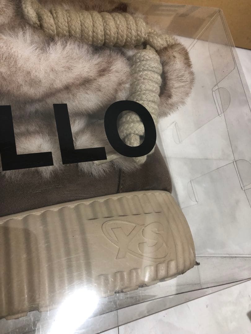 fuYELLO ブラウン ムートンブーツ 箱付き