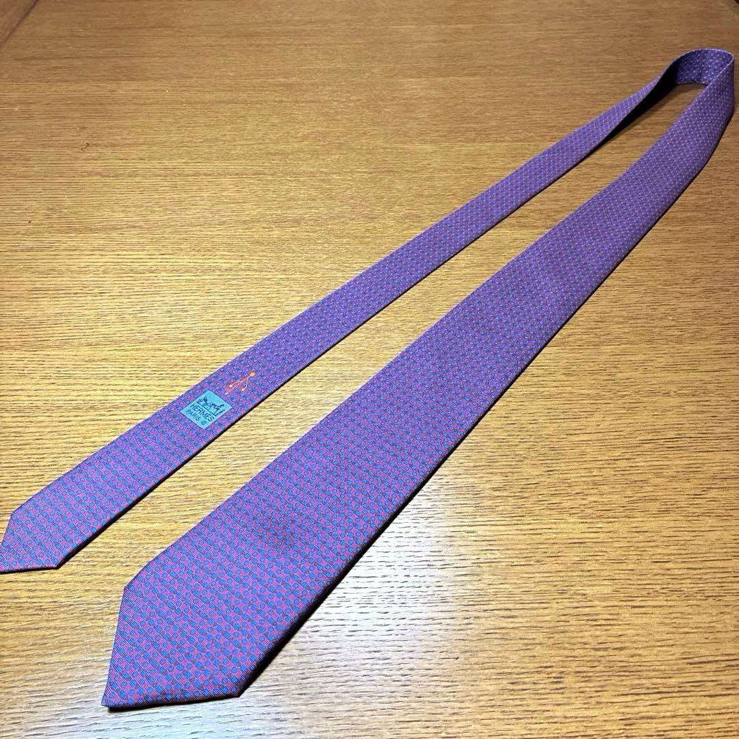 【美品】HERMÉS-PARIS エルメス ネクタイ