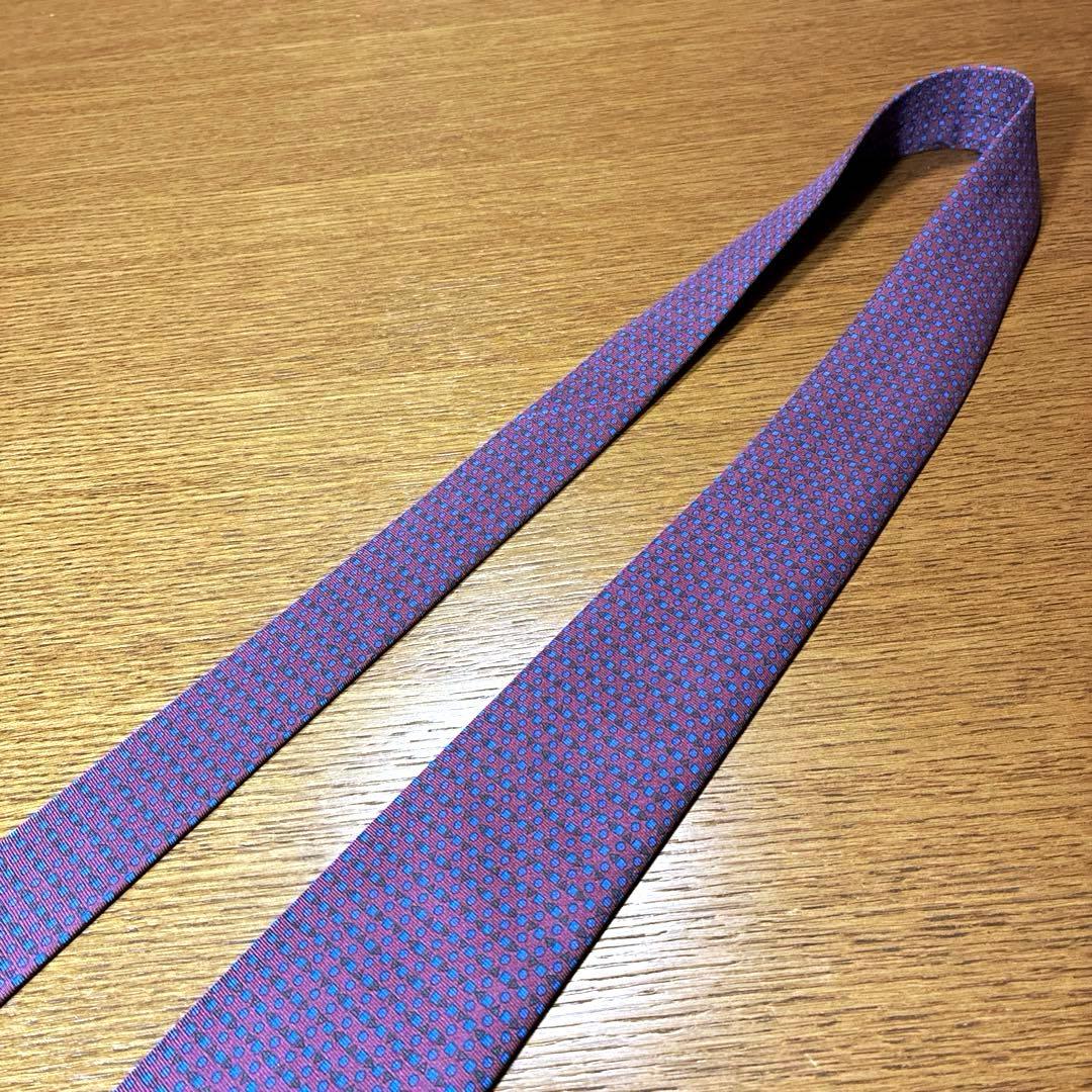 【美品】HERMÉS-PARIS エルメス ネクタイ