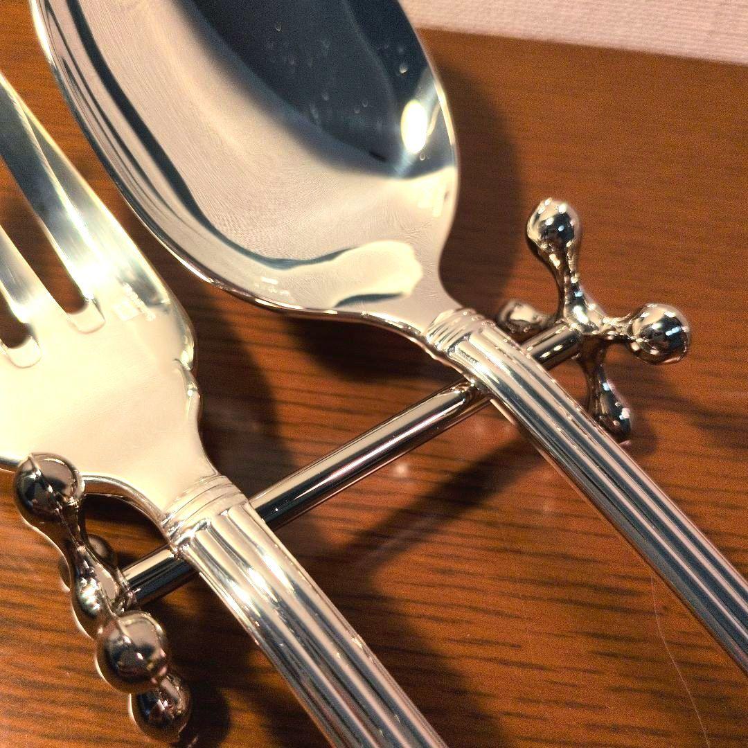 新品　仏　クリストフル　Christofle　 銀器サービングカトラリー３点