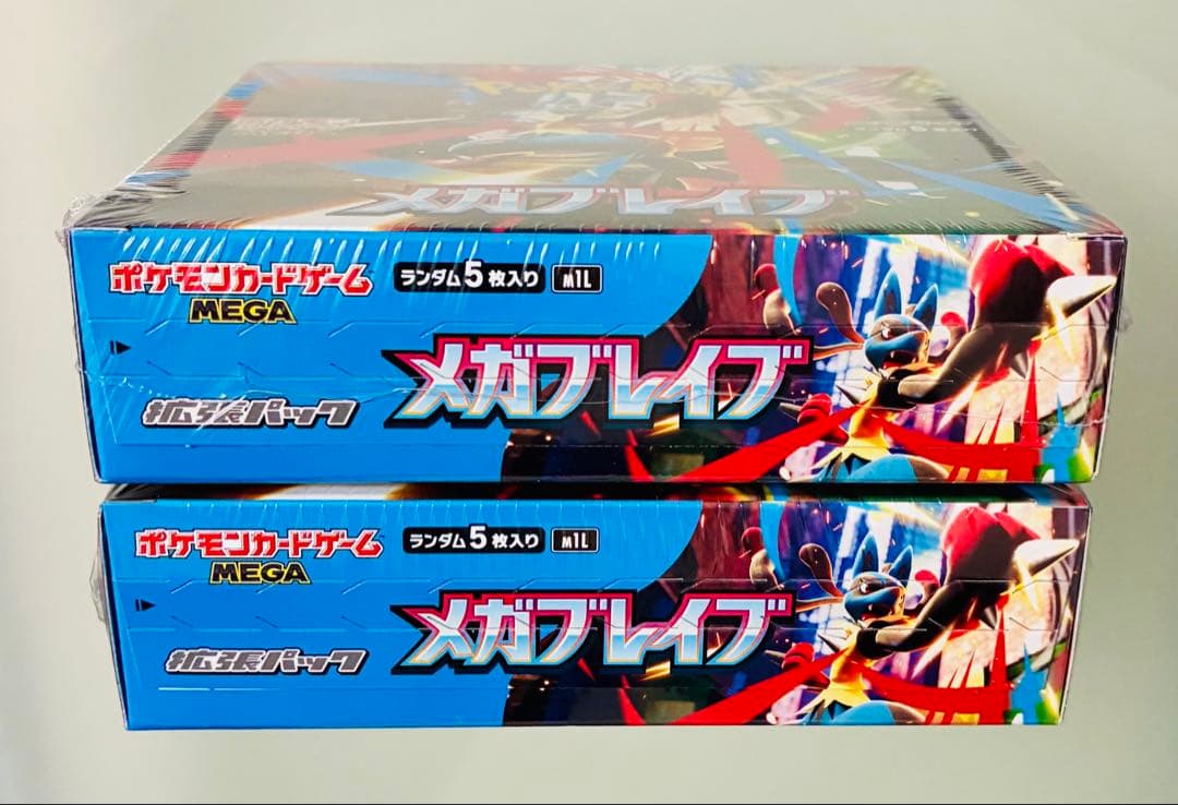 ✨新品・未開封✨ ポケモンカード M1L メガブレイブ 2BOX シュリンク付き