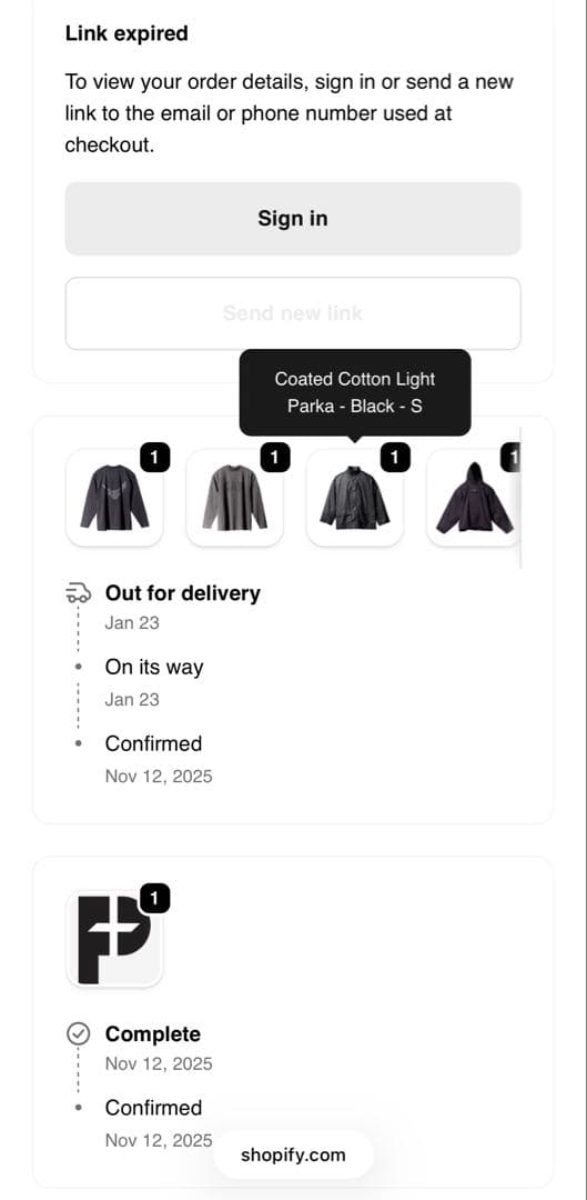 ジャケット・アウター S yeezy Coated Cotton Light Parka Black