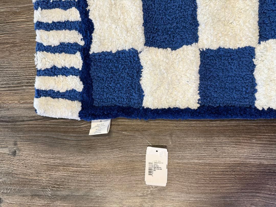 【新品・タグ付き】MACKENZiE-CHiLDS  CHECKラグ