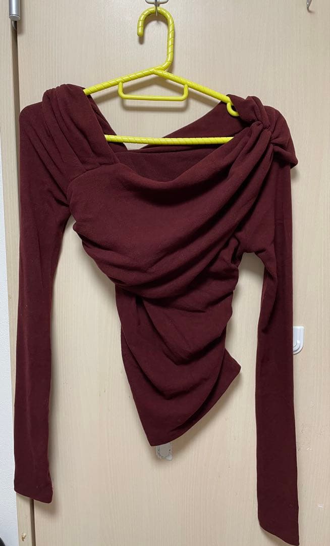 poláura 3wayクロスワンショルダートップス red