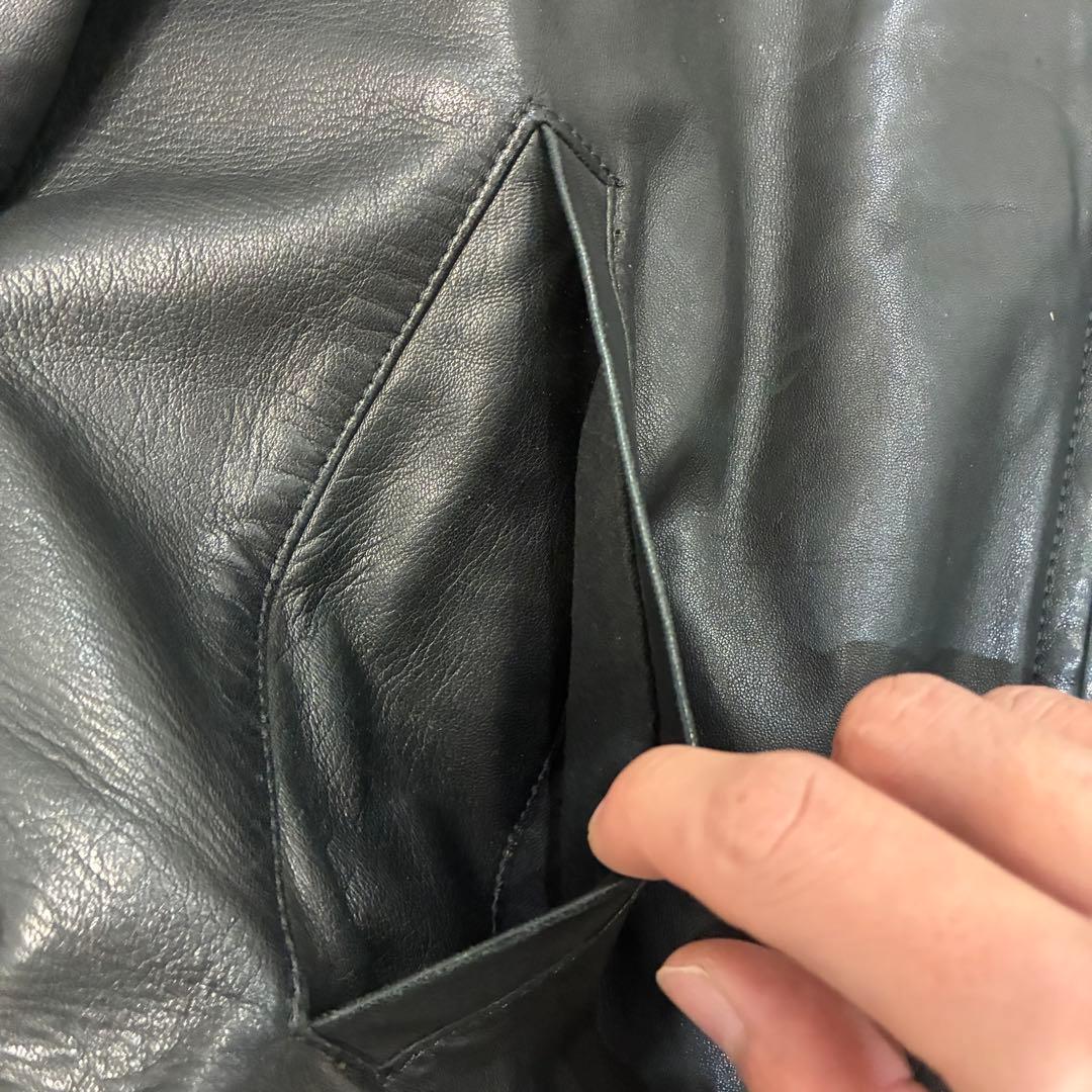 h*t様 ラムレザージャケット　アヴィレックス　AVIREX　ブルゾンジャケット