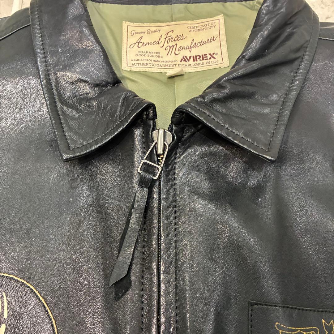 h*t様 ラムレザージャケット　アヴィレックス　AVIREX　ブルゾンジャケット