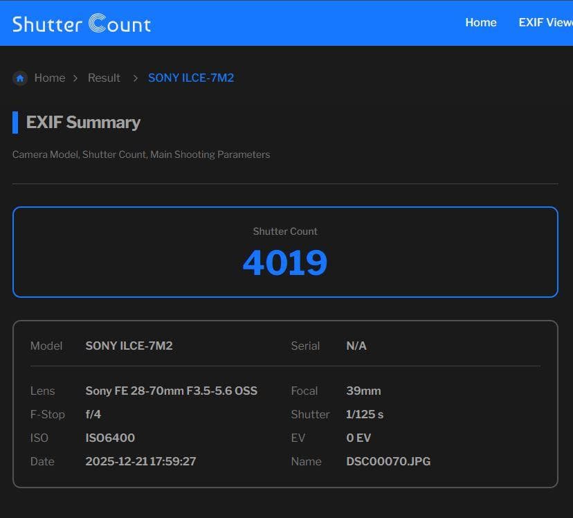 良好な状態 SONY a7II ILCE-7M2K シャッター:4019