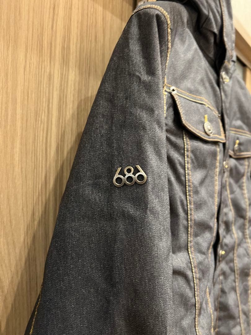 完全未使用品686 ×Levi's コラボスノーボードウエアジャケットリーバイス