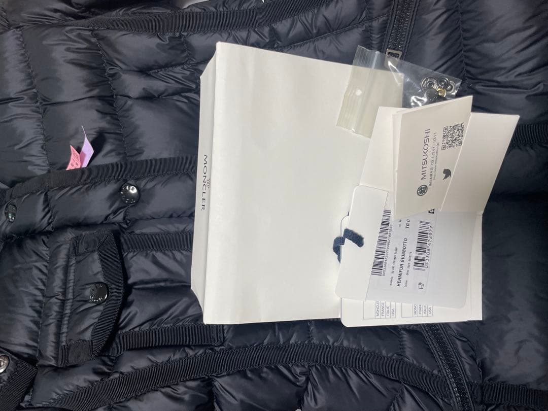 専用　モンクレール　ダウン　エルミファー　サイズ0 フォックスファー