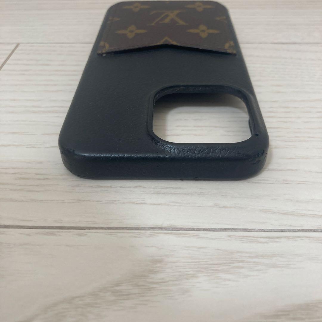 【美品】ルイヴィトン　iPhone15promaxケース　モノグラム　黒