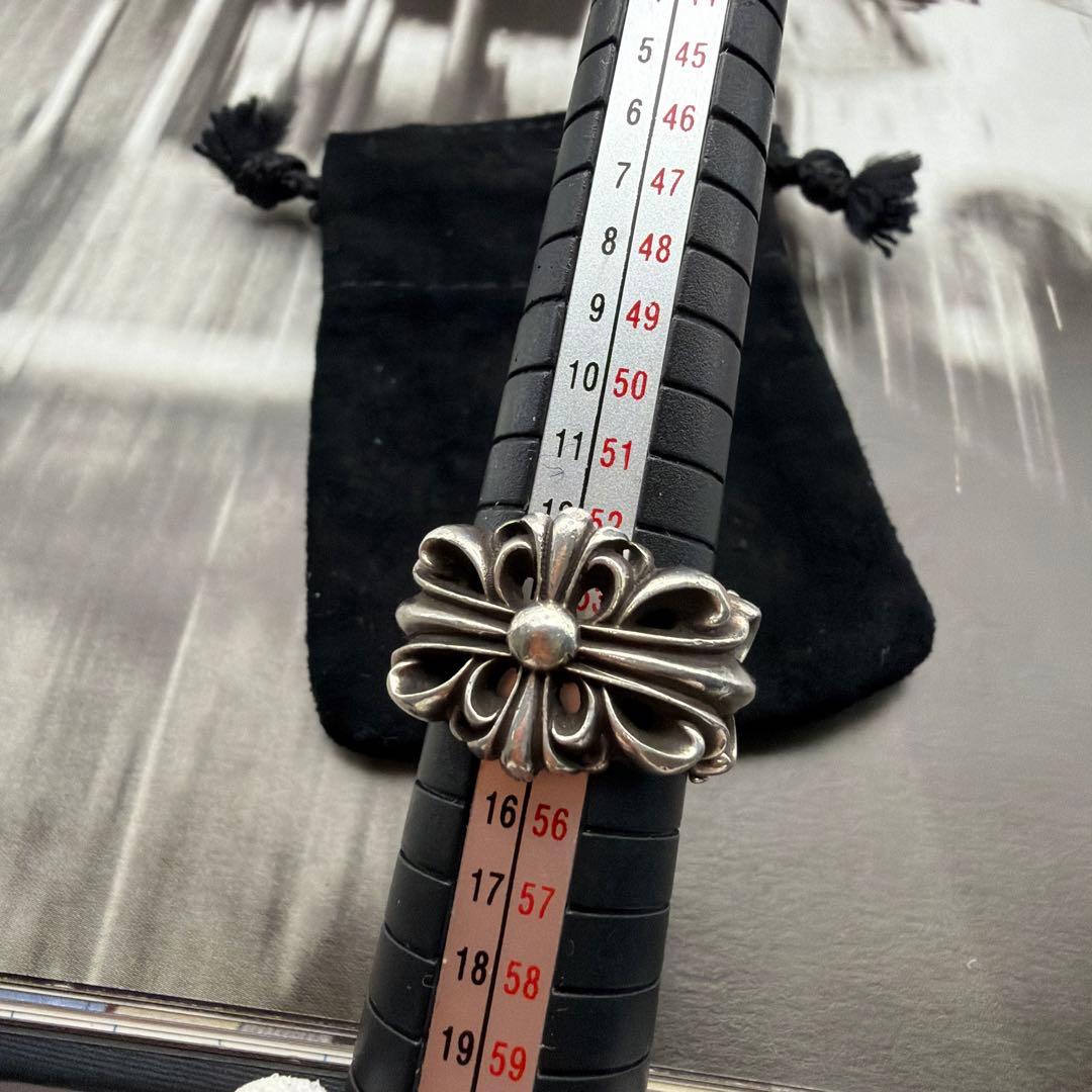 クロムハーツ ダブル フローラル リング 13号 鑑定済み