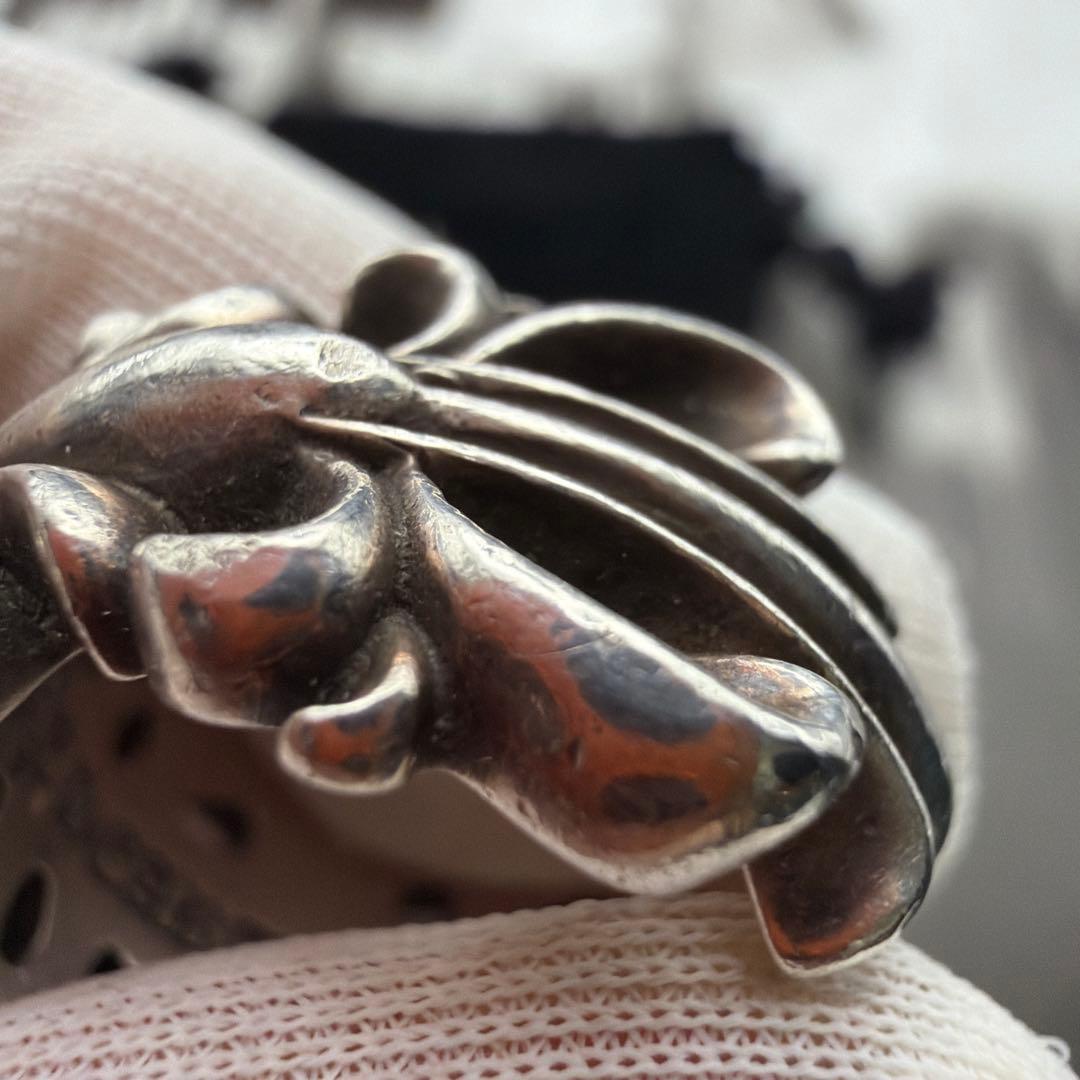 クロムハーツ ダブル フローラル リング 13号 鑑定済み