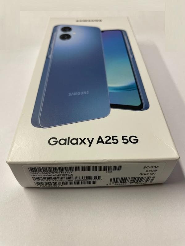 新品・未使用品　SAMSUNG Galaxy A25 5G SCG33 ブルー