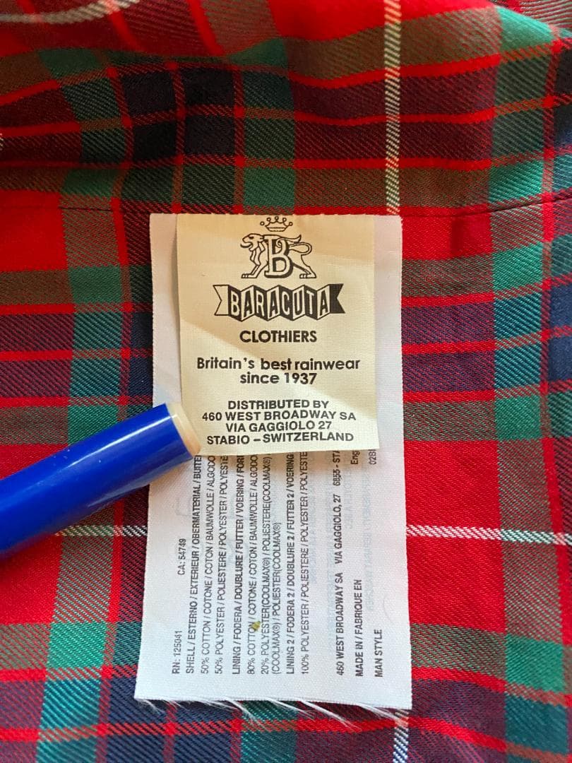 BARACUTA バラクータ G9 38