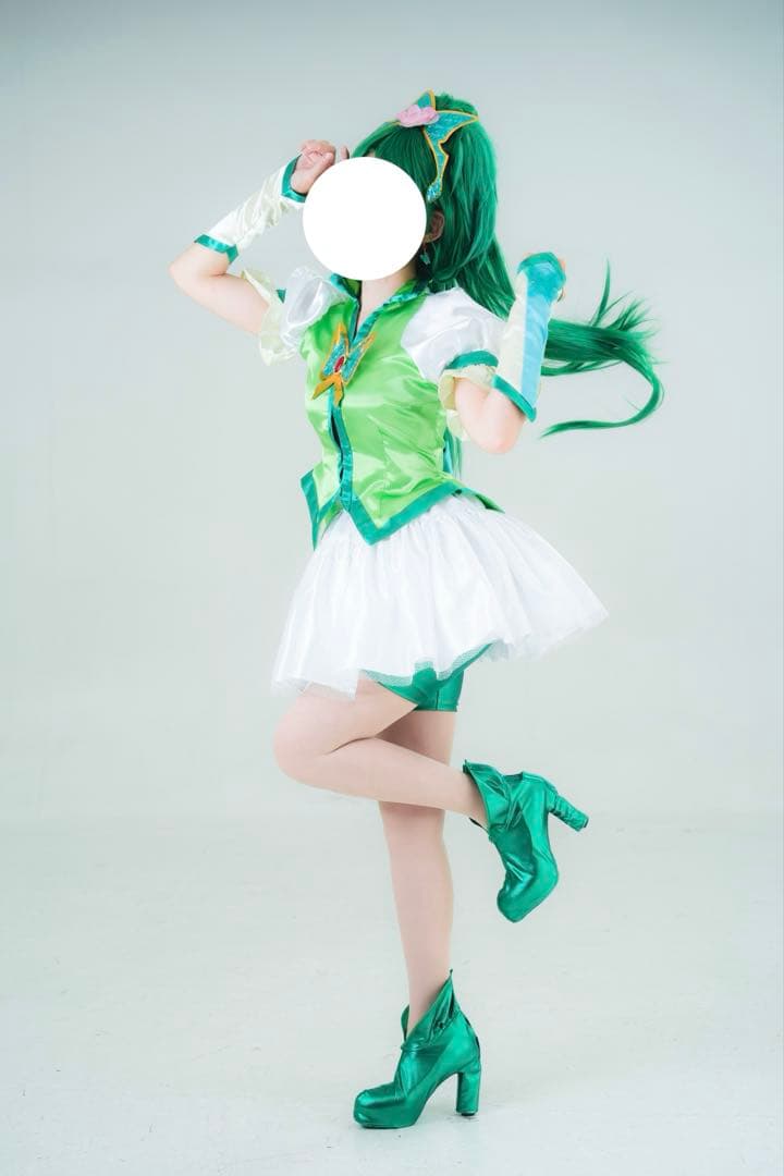 プリキュア コスプレ 衣装 ウィッグブーツカバー付き キュアミント フルセット