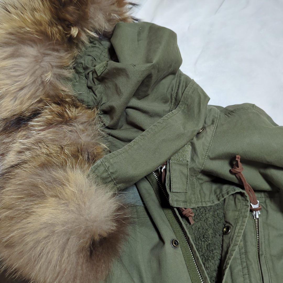 curohse様！！panaji goa ラクーンファー ボリュームモッズコート