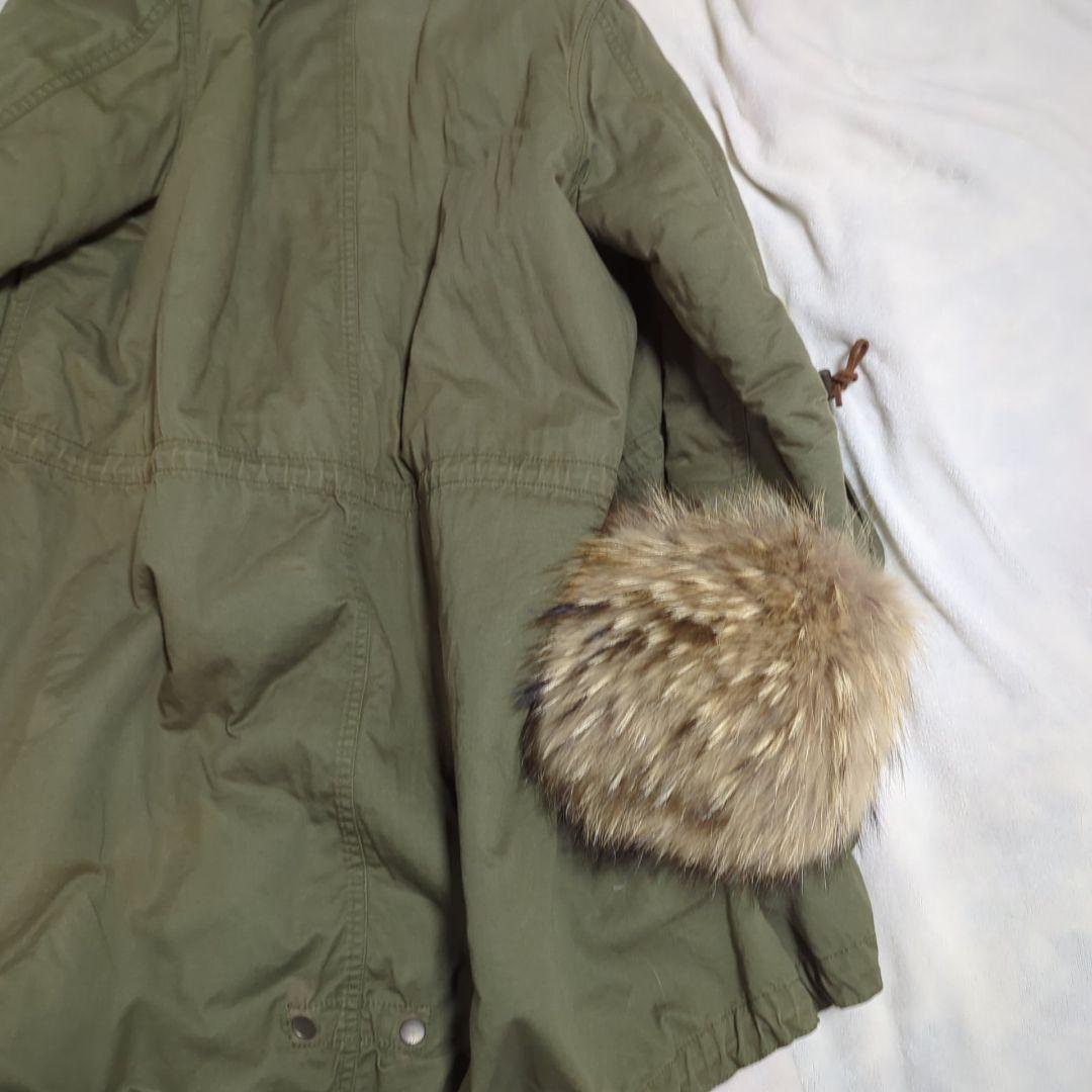 curohse様！！panaji goa ラクーンファー ボリュームモッズコート