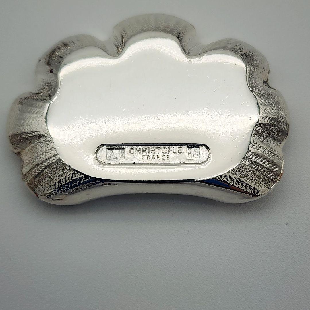 ★Christofle★ カトラリーレスト 2個セット コキーユ シルバー 箱