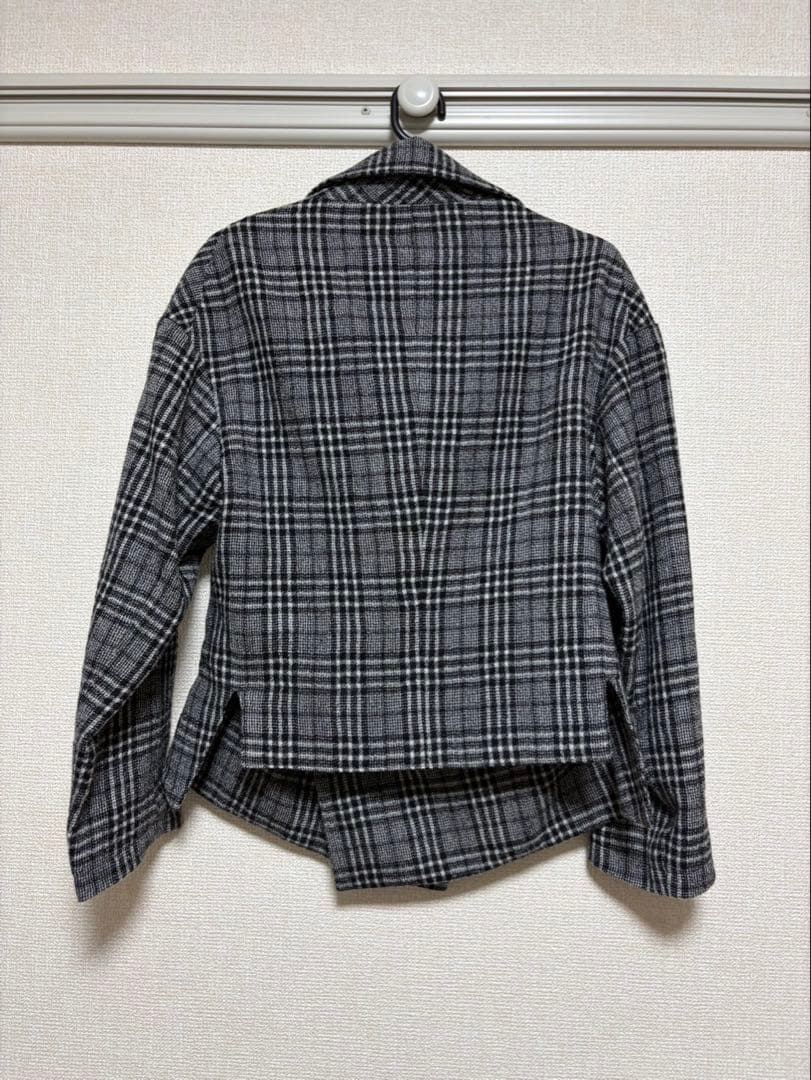 ヨウジヤマモト FV-J26-137 チェック ジャケット