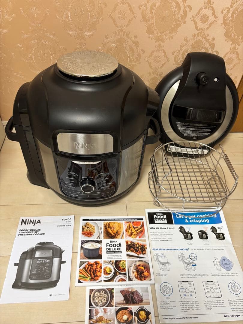 キッチン家電 Ninja FD401 Foodi 12-in-1 Deluxe XL 8 qt