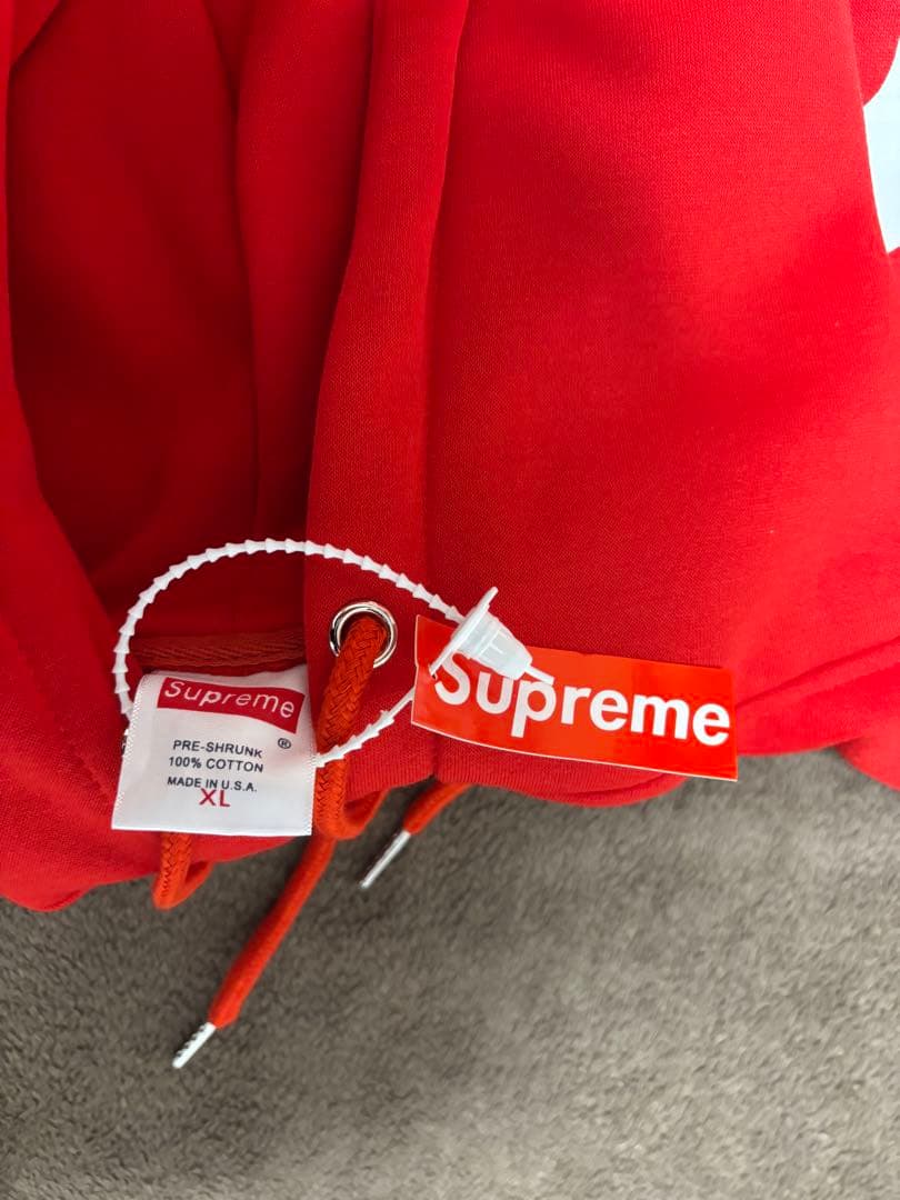 Supreme パーカー XL レッド