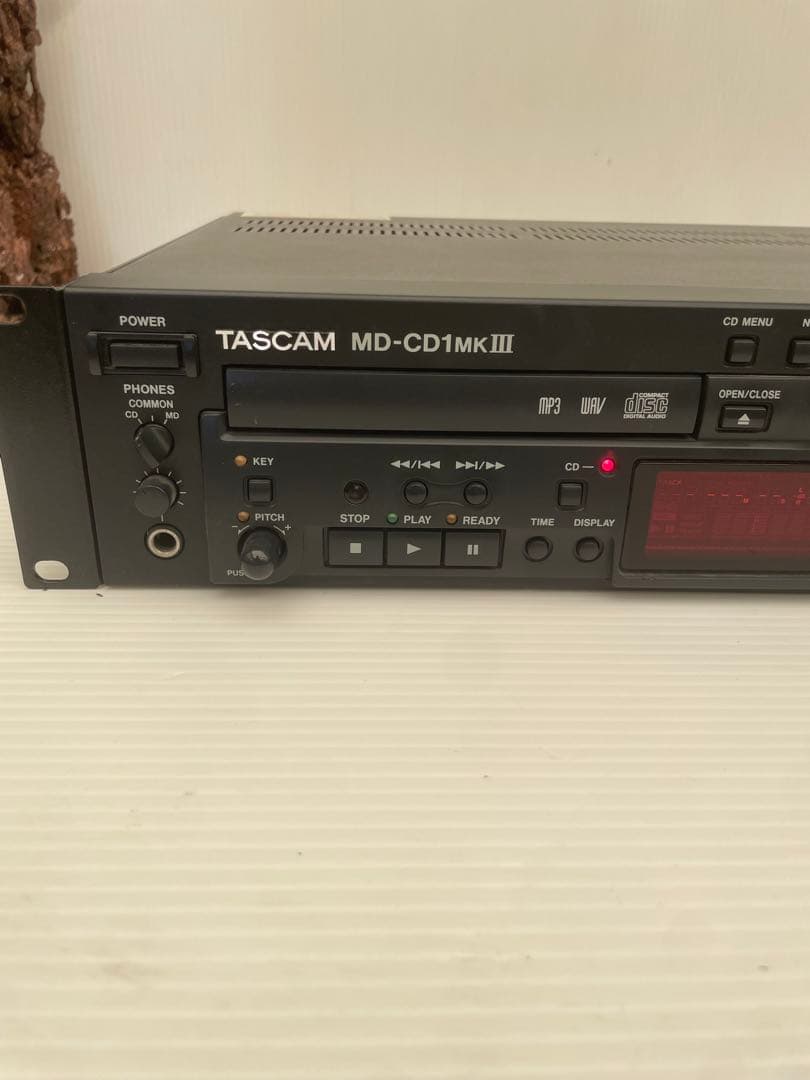 TASCAM タスカム MD-CD1MKⅢ 業務用CD/MDデッキ ディスプレイ