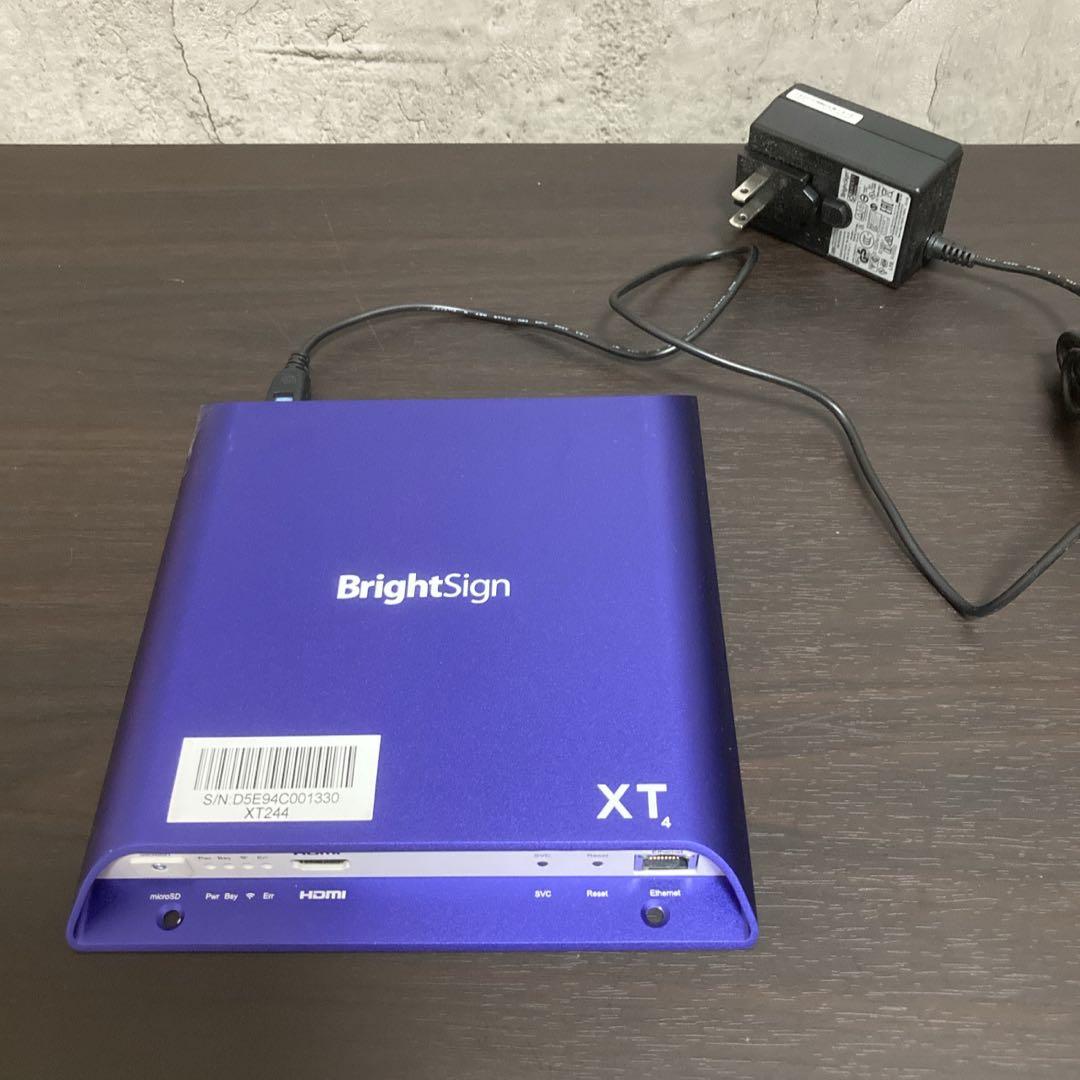 【美品】BrightSign XT244 デジタルサイネージプレーヤー XT4