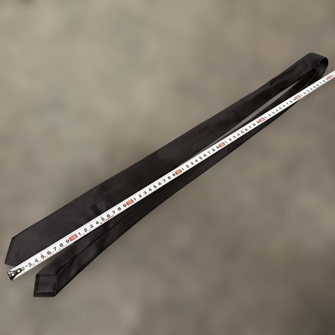 PRADA ブラック シルク ネクタイ