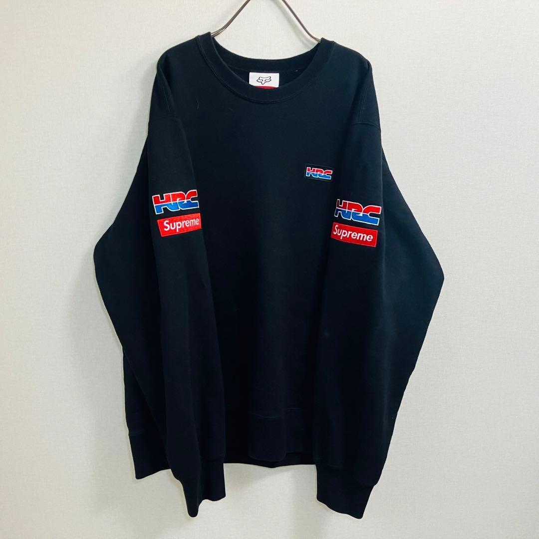 【大人気】シュプリーム スウェット サイズL Honda FOX Racing