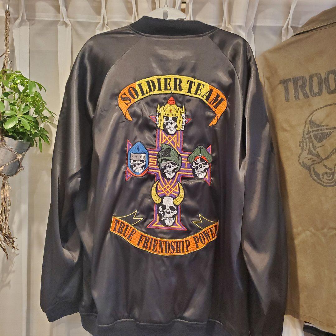 キン肉マンスカジャン SOLDIER TEAM スカジャン メンズ