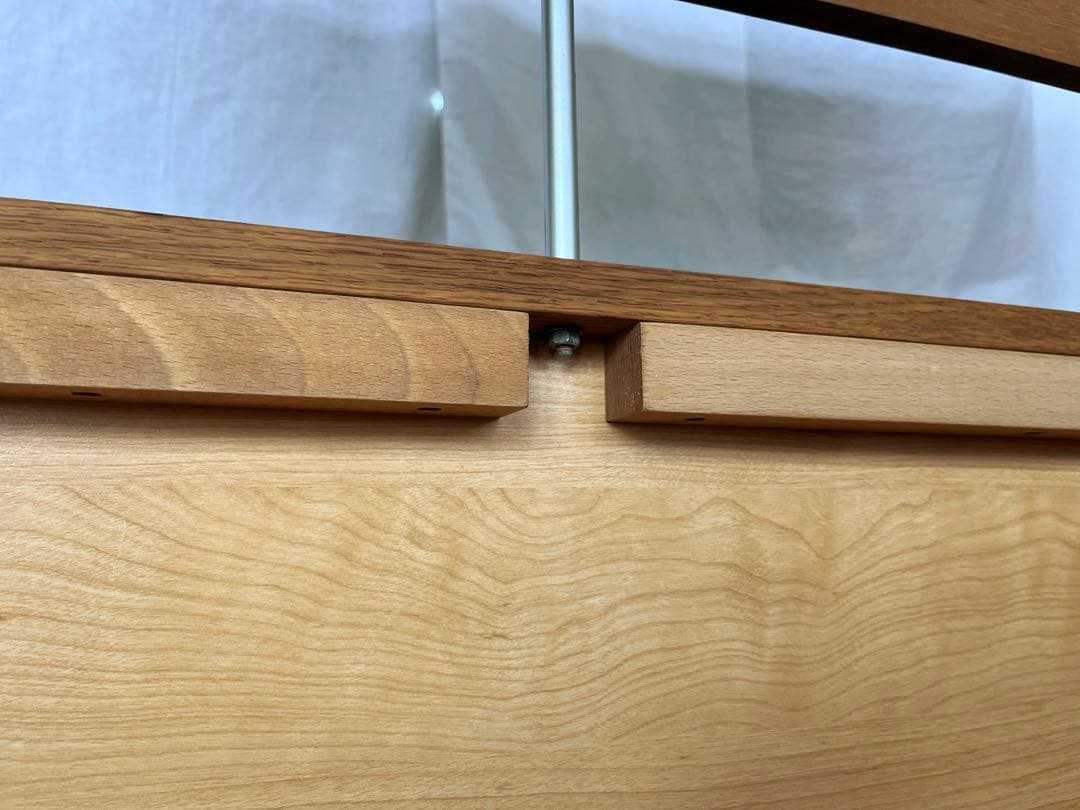 【アンティーク】北欧レトロ 鏡台 3段引出し ドレッサー チェスト キャビネット