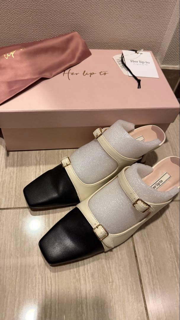 herlipto Mademoiselle Mules 37サイズ
