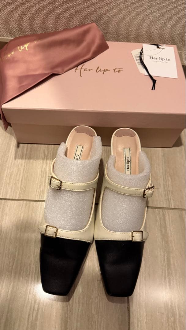 herlipto Mademoiselle Mules 37サイズ