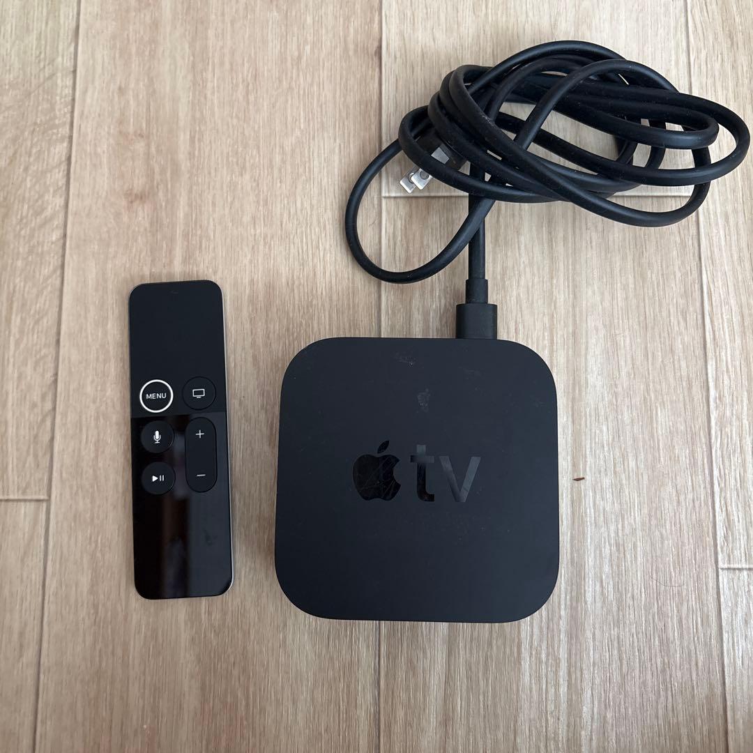 Apple TV ブラック 本体とリモコン付き