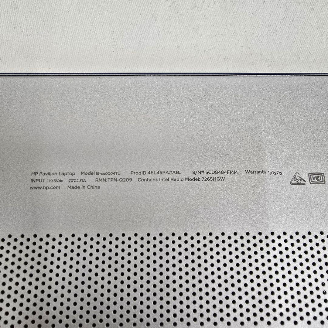 美品 HP Pavilion Laptop 15-cu0004TU