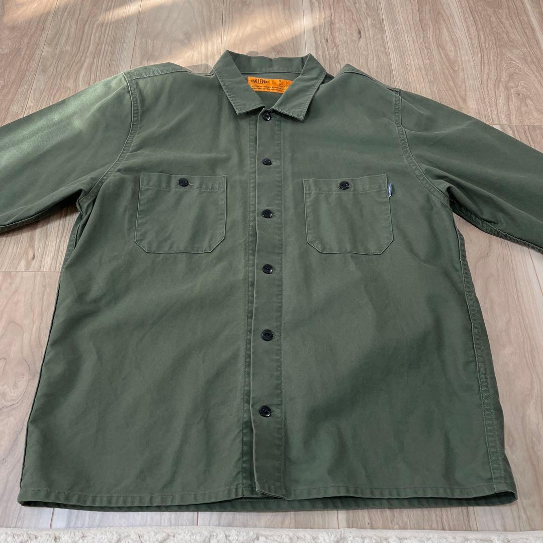 オリーブ 長袖シャツ challenger PORKCHOP 長瀬智也