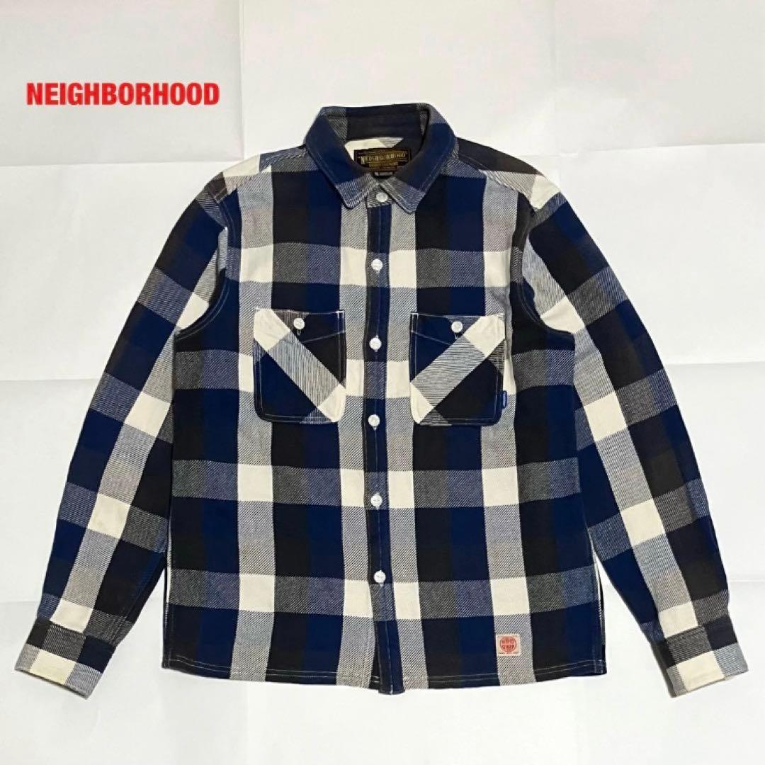 NEIGHBORHOOD　ネイバーフッド　ネルシャツ　総柄シャツ　チェック柄