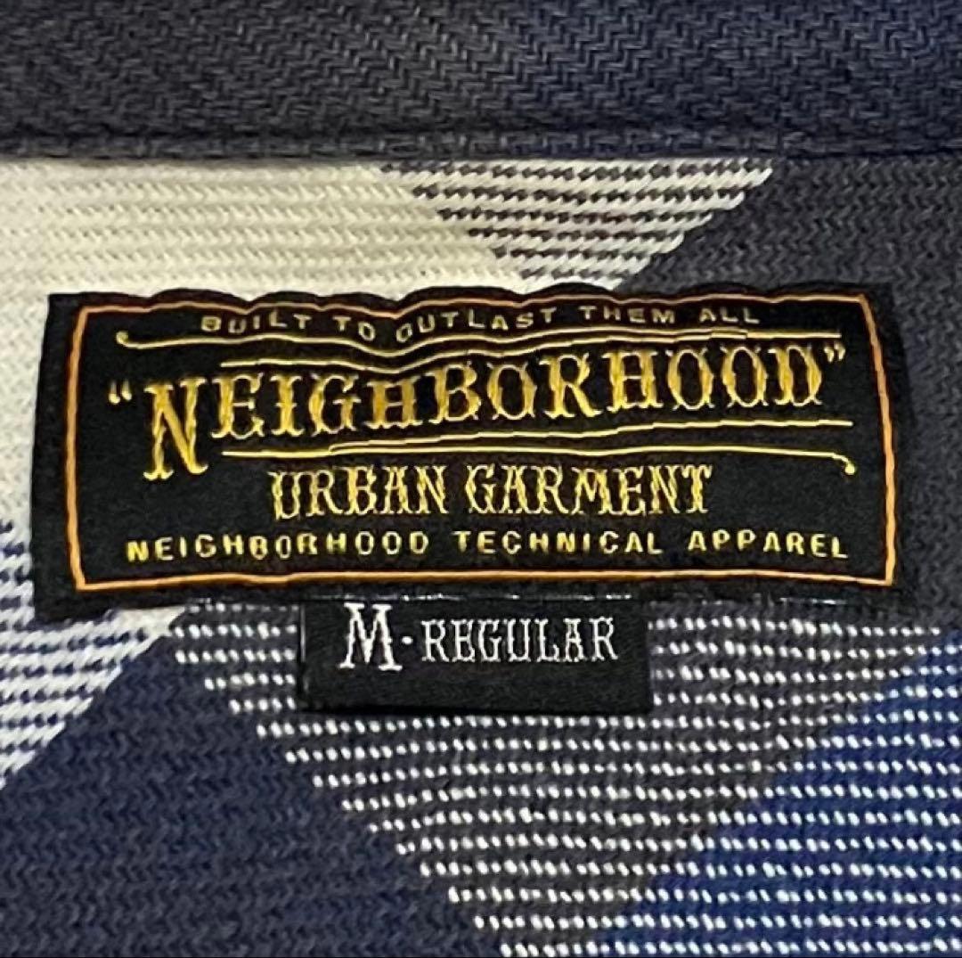 NEIGHBORHOOD　ネイバーフッド　ネルシャツ　総柄シャツ　チェック柄