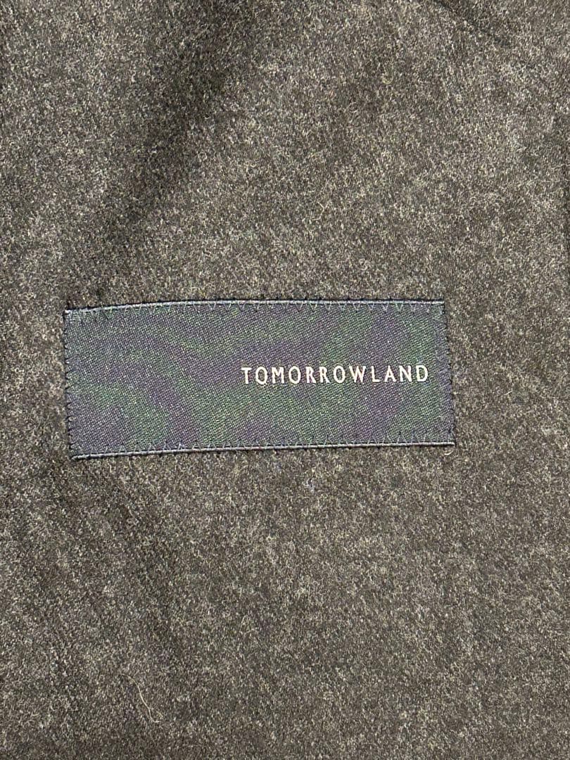 トップス TOMORROWLAND LEATHER DOUBLE ZIP VEST
