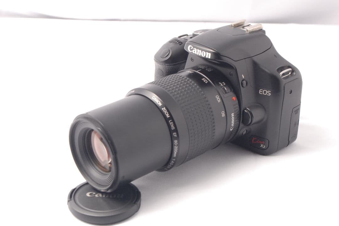 Canon EOS Kiss X2 ★ 一眼レフ望遠レンズ付Wレンズ手振れ補正☆