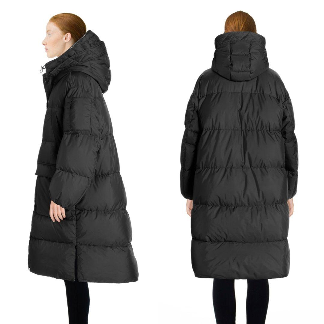 現行★デュベティカ D DOT DUE ロングダウンコート黒大きめ44-46XL