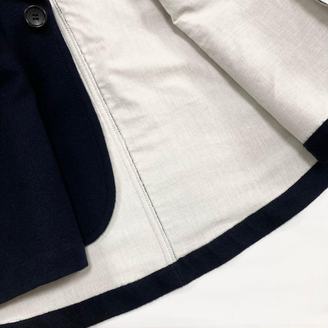 トリココムデギャルソン 21AW フェイクレイヤード ポンチョ ジャケット Ｓ