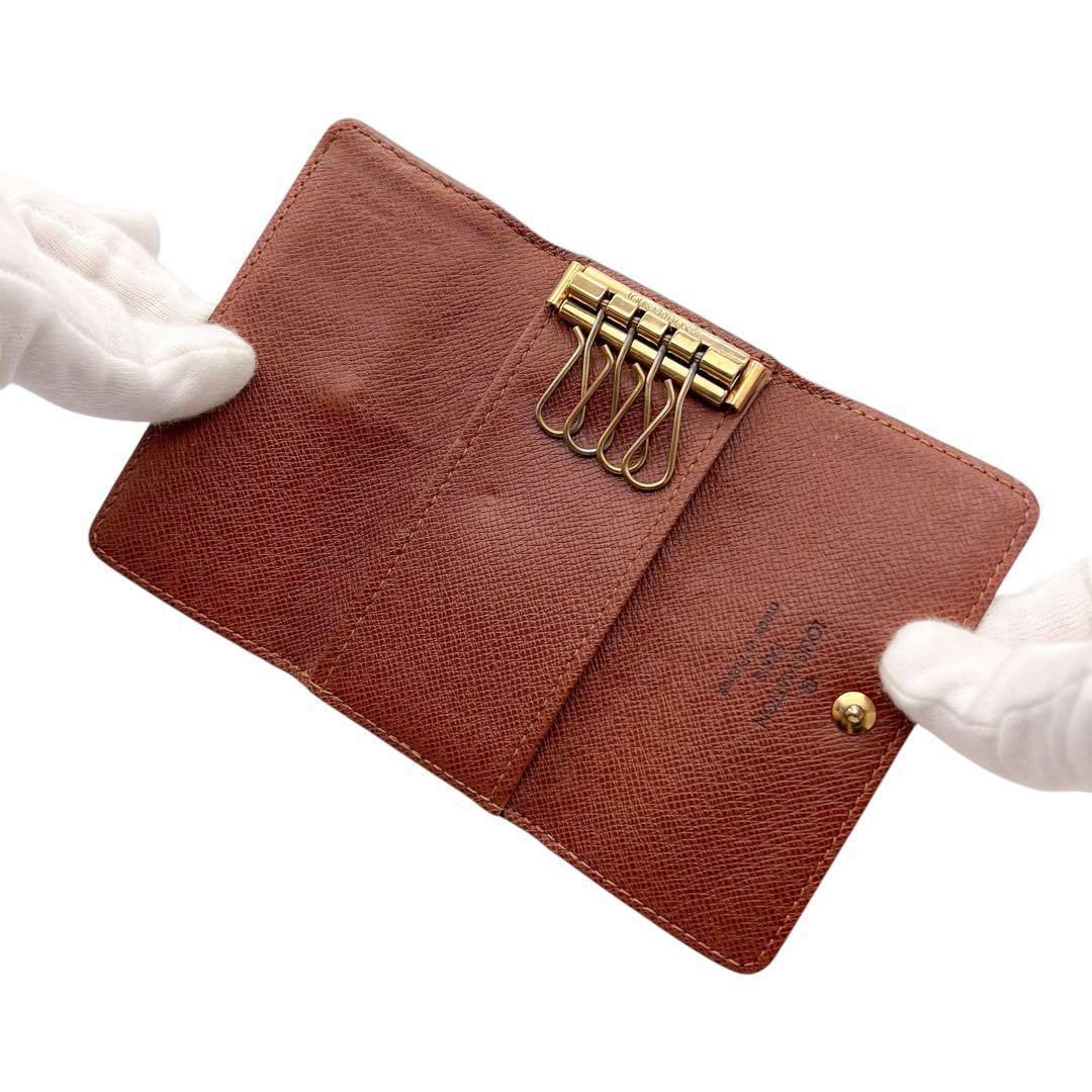 238　ルイヴィトン キーケース モノグラム ミュルティクレ 鍵 家