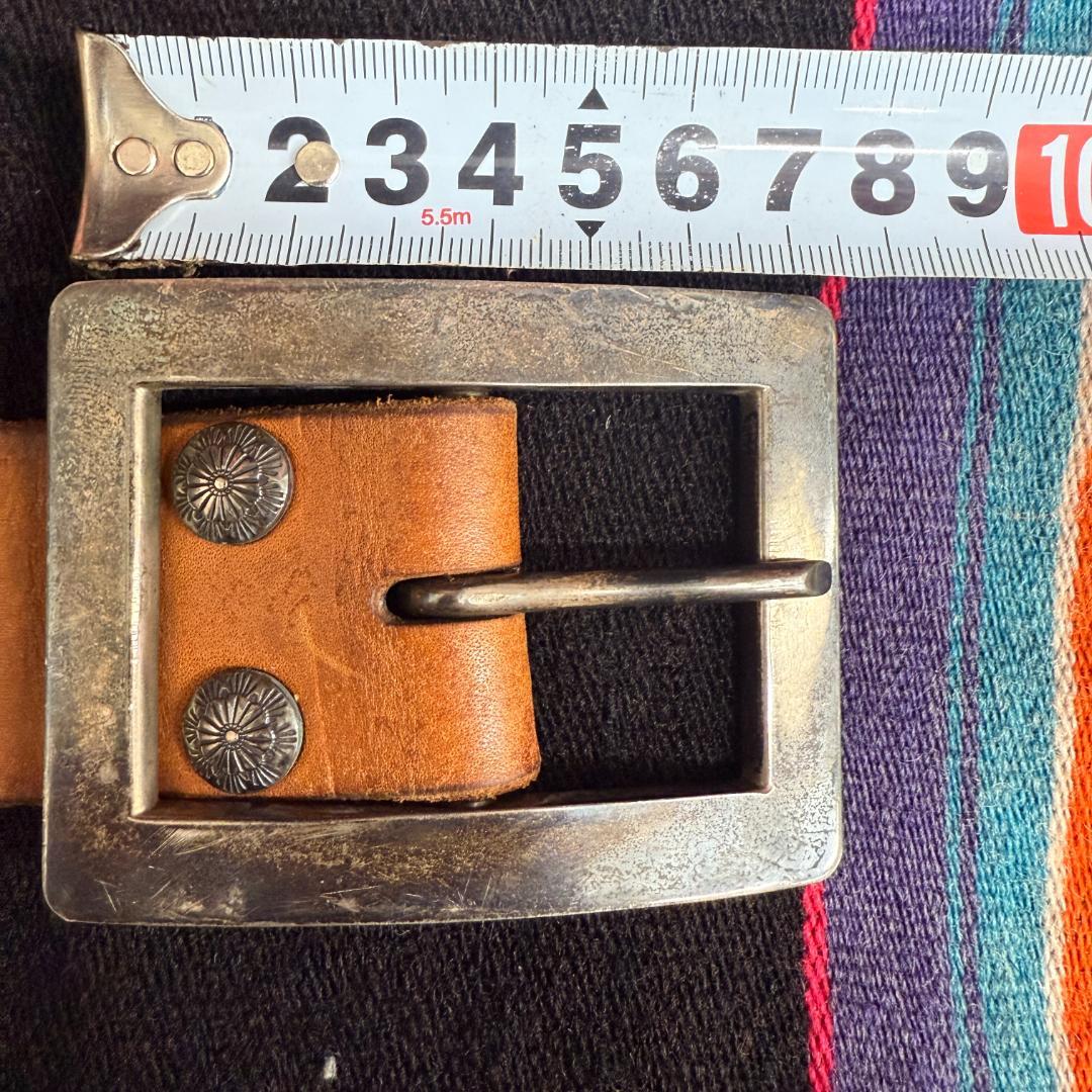 m*r様 【最終値下げ】BIGTWIN レザーベルトsterling silve