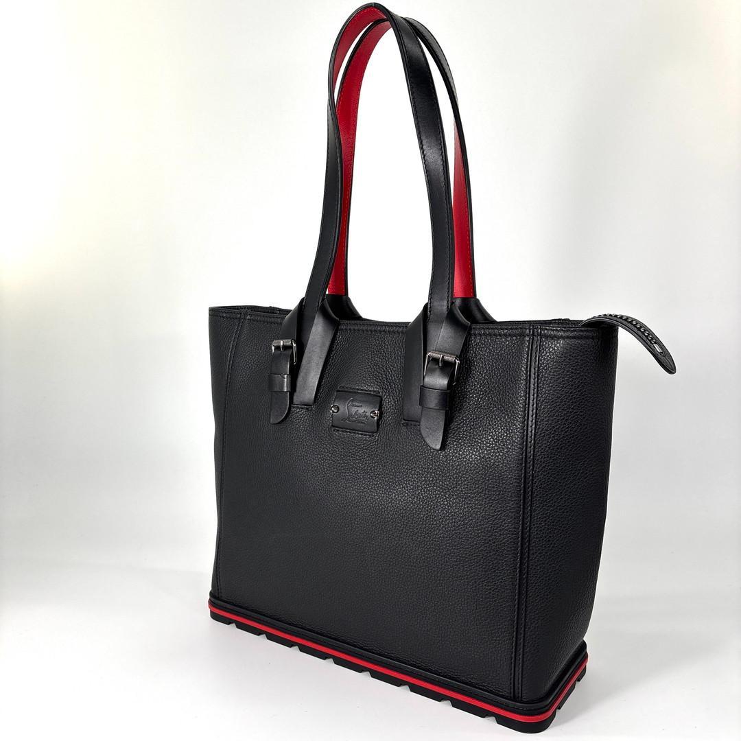 未使用 クリスチャン ルブタン カバイカー トートバッグ メンズ ブラック 黒